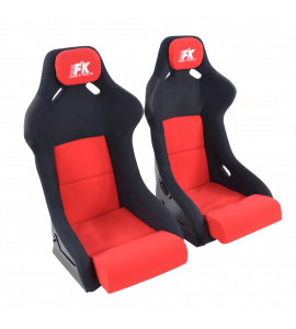 Sportseat Set Evolution Fabric Red
